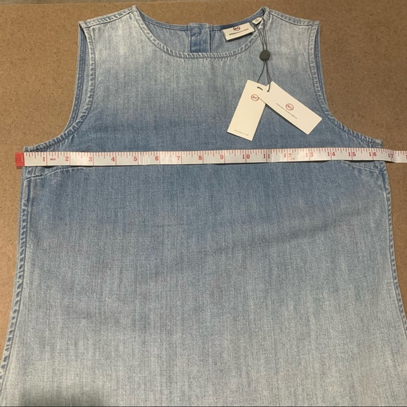 Adriano Goldschmied AG 'Teagan' Chambray Sleeveless Denim Top, Size XS, NWT - Picture 12 of 12